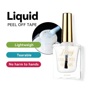 JTING nail care treatment harmless no pungment smell nail gel polsh Liquid peel off tape 15ML OEM...