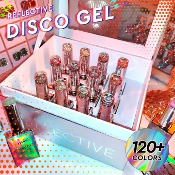 JTING Free Color Cards Design 12color reflective disco gel nail polish collection Unique 12pcs silver Set box OEM nail supplies