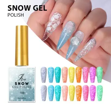 JTING nail salon vendor new design 9 Colors Snow flakes uv nail gel polish OEM create your own ge...