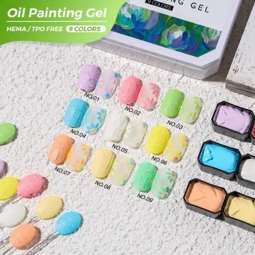 JTING Free Label 9colors Oil Painting Gel Nail Polish Collection NO Wash Painting Gel TPO Free Hema Free OEM ODM Uv Gel Polish