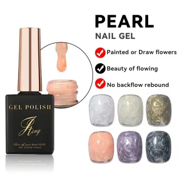 JTING 6 Colors smooth pearl nail gel polish uv Led painted or draw flowers OEM free custom privat...