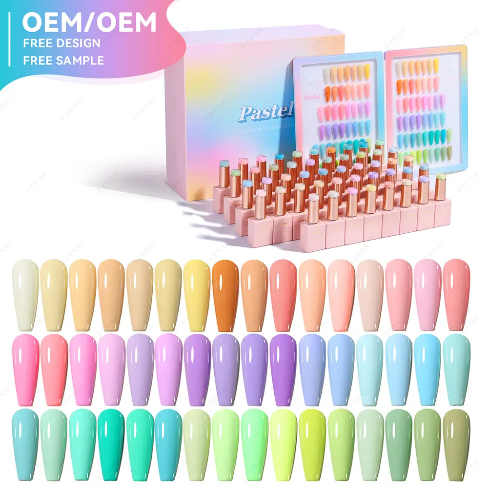 JTING nail supplies New design summer pastel 48color collection nail gel polish set box OEM custom unique bottle gel nail polish (1).jpg