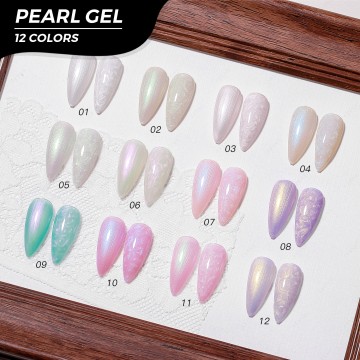 JTING Newest Buying Pearl Gel Collection 12colors Gel Nail Polish OEM/ODM Free Custom Private Lab...