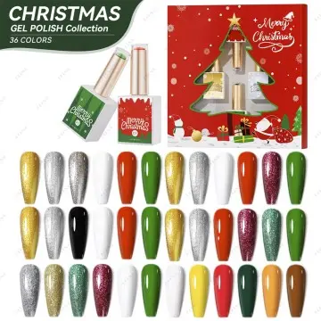 JTING New design Christmas gel polish collection 6 colors set box OEM custom unique private label...