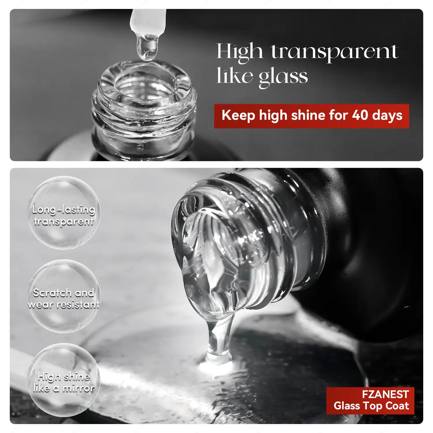 JTING Newest Superior Quality Shine Glass Top Coat Gel Polish-fg111-3