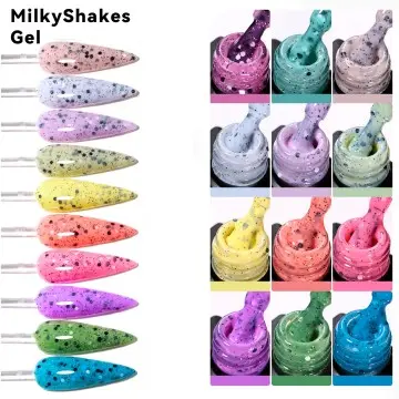 JTING New design summer style 12colours Milkshakes nail Gel Polish collection line OEM Private la...