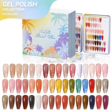 JTING Hottest Summer jelly gel 48colors Free custom collection set box Unique brand OEM nail supplies gel nail polish