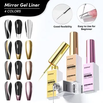 JTING Newest Product 4colors Mirror Gel Liner Collection 12ml Painting Liner Gel Nail Polish OEM/...