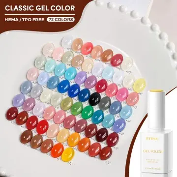 JTING Just Arrived Classic Gel Color 72Colors Kit collections gel polish set tpo/hema free Professional Soak Off UV Nail Gel OEM