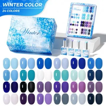 JTING 2025 Newest Winter 24colors Color Gel Polish Collection Free Set Box 15ml Gel Uv Color Set OEM ODM Winter Gel Nail Polish