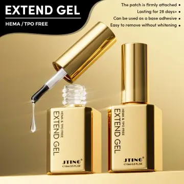 JTING Hot Supplier Extend Gel Polish Clear Rhinestone Glue 4IN1 Nail Tips Adhesive Gel Nail Polish TPO/Hema Free OEM ODM Nails