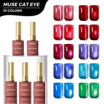 JTING Latest Design 10colors Muse Cat Eye Gel Nail Polish Collection Colorful Nails Free Custom O...