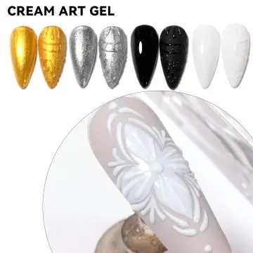 JTING natural resin 4colors nail art cream gel polish Creative painting gel polish collection OEM...
